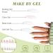 24PCS Medium Almond Glossy Flower Press On Nails - Green & White Spring Nail Decoration - Fake Nails with Glue - Women's Manicure - Buy Online on GoSupps.com