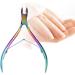 Colorful Nail Clipper Colorful Stainless Steel Titanium Nail Dead Skin Removal Clipper Cuticle Scissors Manicure Pedicure Tool - Buy Online on GoSupps.com