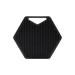 Body Brush Exfoliates & Deep Cleans Silicone Shower Accessory with Bristles and Ergonomic Handles - Easy to Clean  Lathers Well  Long Lasting  and More Hygienic Than Traditional Brushes (Black)