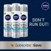 Nivea Men Sensitive Skin & Stubble Shave Gel - Pack of 3 with Beard Softener - 7 Oz Can, 21 Ounce 3 Pack - Buy Online on GoSupps.com