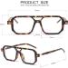 JOVAKIT Blue Light Glasses for Men & Women | Square Aviator Computer Eyeglasses | Anti Eyestrain | Tortoise Frame 52mm - Buy Online on GoSupps.com
