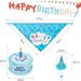 EXPAWLORER Dog Birthday Bandana Set - Cute Hat and Squeaky Cake Toy | Birthday Party Supplies Gift for Small Medium Large Dogs - Buy Online on GoSupps.com