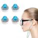 Oxygen Tube Holder for Glasses-Oxygen Nasal Cannula Clips for Ear Protection-Nasal Oxygen Cannula Ear Savers Effectively Avoid Ear Pain (Blue)