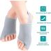2Pcs Gel Bunion Corrector - Big Toe Protector & Pain Relief Splint for Hallux Valgus - Non-Surgical Solution - Buy Online on GoSupps.com