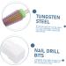 Tools Drills Nail Art Supplies Nail Drill Bits for Nail Salon Drill Bits for Nails Nail Bit Women Nail Drill Bit Acrylic Nail Drill Bits Pusher Tungsten Steel Women's Plastic 4.4x1.2cm As Shown - Buy Online on GoSupps.com