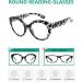 Eyekepper Round Reading Glasses for Women - Oversized Pink Fashion Frames | International Shipping Available - Buy Online on GoSupps.com