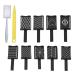 Benkeg Nagel Art Tool - 11 pieces/Set 3D Magnet Nail Magnetic Cat Eye Pen Drawing Vertical Stock For nailing polishing agents Magic nail tools