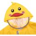 De feuilles Kids Button Rain Suit | Waterproof Hooded Raincoat Jumpsuit 2-3 Years Yellow Duck - Buy Online on GoSupps.com