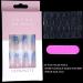 24 PCS Blue Glitter 3D Press on Nails with Rhinestones - French Pointed Fake Nail Kit - Buy Online on GoSupps.com