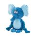 Tonyfy dog toys dog squeaky toys with wrinkle paper plush toy dog plush play stuff cotton rope interactive toy for puppies small medium dog (blue elephant)