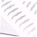 Balacoo 6 Sheets Pairs Makeup Stickers Ladies Makeup Brow Tattoos Transfer Stickers Supplies Miss Make up - Buy Online on GoSupps.com