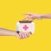 Blingsting First-Aid Clutch Kit - 75 Essential Items in Compact Rose Gold Case - Buy Online on GoSupps.com