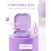 HEMILAB Purple Dream Retainer Case - Slim Aligner Case with Vent Holes for Invisalign - Includes Removal Tool and Brush - Cute Mouth Guard Case - Buy Online on GoSupps.com