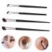 FRCOLOR 4 Pcs Flat Concealer & Contour Brush Set - Angled Makeup Brushes for Eyes Nose & Eyebrows - Premium Horse Hair Tools for Flawless Makeup Application - Buy Online on GoSupps.com