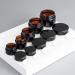 Zeoabsy 12-Piece Brown Glass Cream Boxes (5ml) with Screw Lid & Spatulas | Ideal for Cosmetics Ointments & Gels - International Shipping Available - Buy Online on GoSupps.com