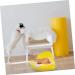 HANABASS Box Rabbit Toilet Hamster Litter Guinea Pig Toilet Potty Train Rabbit Hamster Sand Litter Plastic 25X19X10CM Yellow - Buy Online on GoSupps.com