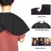 YELEGAI Short Barber Cape - Waterproof Nylon Salon Hair Cutting Cape for Hair Dye, Styling, and Shampoo - Black - Buy Online on GoSupps.com