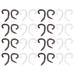 UKCOCO 28 Pieces Earring Hook Extension Caps Ohr Extension Hook Sports Hook Headphone ear covers Sports accessories Mask hook hooked mask hooks ear protection mask hooks