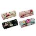 Lurrose lipstick case with mirror for cosmetics lipstick storage bags organizers make-up travel cases for women 4 pieces