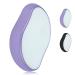 Crystal Hair Eraser for Women Face Legs Arms Painless Exfoliation Magic Hair Removal Stone Washable Crystal Hair Remover Tool for Body Any Part (Purple)