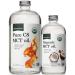 Natural Force Organic Pure C8 + Organic Full Spectrum MCT Oil USDA Organic Non GMO 100% Pure Coconut MCTs Keto Paleo Vegan and Kosher 32 Oz & 16 Oz Glass Bottles
