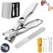 German Nail Clippers for Men 2024 New Professional Nail Clippers with Catcher Ultra Sharp Stainless Steel Fingernail Clipper for Thick Toenails Ant-Splashing Toenail Clippers for Seniors
