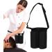 Best Bottle Holster Bag | 2 Pocket Waist Bag for Massage Oil & Lotion | Adjustable Strap for Therapists & Spa Professionals - Buy Online on GoSupps.com