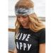 Huachi Women's Tie Dye Headbands Set for Yoga Workout - Pack of 8 Sweat Wicking Hair Bands - Buy Online on GoSupps.com