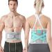 Lower Back Braces With Bionic Support Plate Women Waist Support Belt Men Adjustable Lumbar Decompression Belt For Herniated Disc Sciatica Scoliosis (Color : Gray Size : XX-Large) XX-Large Gray