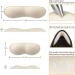 Xshum Heel Inserts 4-Pairs - Prevent Heel Slip and Blister, Shoe Inserts Liners for Loose Shoes, Heel Protectors Cushions - Women and Men (Apricot+Black) - Buy Online on GoSupps.com