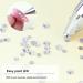 Nail Drill | Manicure Art Precision Pencil Rhinestone Art Portable Dotting Nail Too for Home Travel Business Trip Apartment White - Buy Online on GoSupps.com