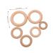 Ibasenice 18 PC Wooden Baby Accessories | Natural Wood Molar Rings & Teething Toys for Newborns - Buy Online on GoSupps.com