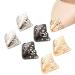 3 Pairs High Heel Protectors High Heel Toe Head Metal Pointed Cap Cover for Shoes Protection Repair Decoration