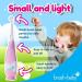 Brush-Baby BabySonic Toddler Electric Toothbrush - Baby Pink, Extra-Soft Bristles, 2-Minute Timer, LED Light-up Head | Ages 0-3 - Buy Online on GoSupps.com