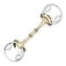 St bben bit 2260 Golden Wings bridle 4 in 1 double broken 12.5 cm - 14 mm - Sweet Copper