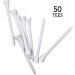 Pride Golf Tee 3-1/4 inch Deluxe 50 Count White Tees - Buy Online on GoSupps.com