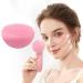 Electric Face Scrubber | Soft Silicone Brush Electric Face Cleansing Brush Soft Silicone Rotating Cleansing Brush 2-in-1 Design for Deep Clean & Gentle Exfoliation - Buy Online on GoSupps.com