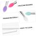 OHPHCALL 6pcs Eye Shadow Brush Eyeshadow Make-up Eyeshadow Brush Transparent Plastic Handle - Buy Online on GoSupps.com