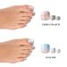 GoldFinger Full Cover Press On Toe Nails Kit with Glue - Pedicure Fake Nails (Perfect Match) - Buy Online on GoSupps.com