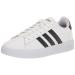 adidas Men's Grand Court 2.0 Tennis Shoe 9 Ftwr White/Core Black/Ftwr White