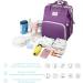 Shop Multifunctional Baby Wrap Bag Backpack - Large Capacity Diaper Backpack with Water-Repellent Design for Travel | Best Diaper Support for Moms & Dads - Violet - Buy Online on GoSupps.com