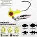 XFISHMAN Crappie Jigs Heads Kit 1/8 1/16 1/32oz - 50 Pack Panfish Fishing Jigs for Lead Head Jig Hook Lure - 1/16oz with Spinner - Buy Online on GoSupps.com