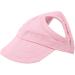 Dog Baseball Cap Cat Baseball Cap Pet Outdoor Cap Sunbonnet Fashionable Sun Cap Adjustable Stripe Summer Travel Hat with Ear Holes (M-Pink) M Pink - Buy Online on GoSupps.com