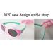 FOURCHEN Polarized Toddler Sunglasses with Strap | 100% UV Proof, Flexible & Stylish | Pink-Green Kids Sunglasses - Buy Online on GoSupps.com