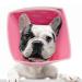 Halskrause dog leak protection protective collar tape tapes adjustable recycling neck band dog collar truck leak protection dog after op (pink m) m pink pink