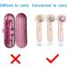 6 Pcs Amber Electric Toothbrush Covers for Oral B Rotating Heads - Travel Friendly Accessories for Healthier Teeth - Buy Online on GoSupps.com