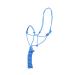 SIE Rope Halter for Horses with 8 ft Lead Rope 4 knot Horse Halters (Blue)