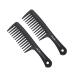 SALONSOLUTIONS Wide-Tooth Detangling Comb - Round Handle, Huge Size, Warm Black - 1PC - Buy Online on GoSupps.com