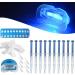 Teeth Whitening Kit - 10 Pack 3ml Gel Refill 44% CP Bleaching Gel LED Light & Mouth Trays - Complete Tooth Whitener Solution - Buy Online on GoSupps.com