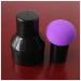 Makeup Sponge Non-latex Makeup Sponge Mushroom Head Powder Liquid Foundation Puff Dry & Wet Multi- function Cosmetic Tool Tamp Storage Box Makeup Sponge Holder(Purple and cap)
